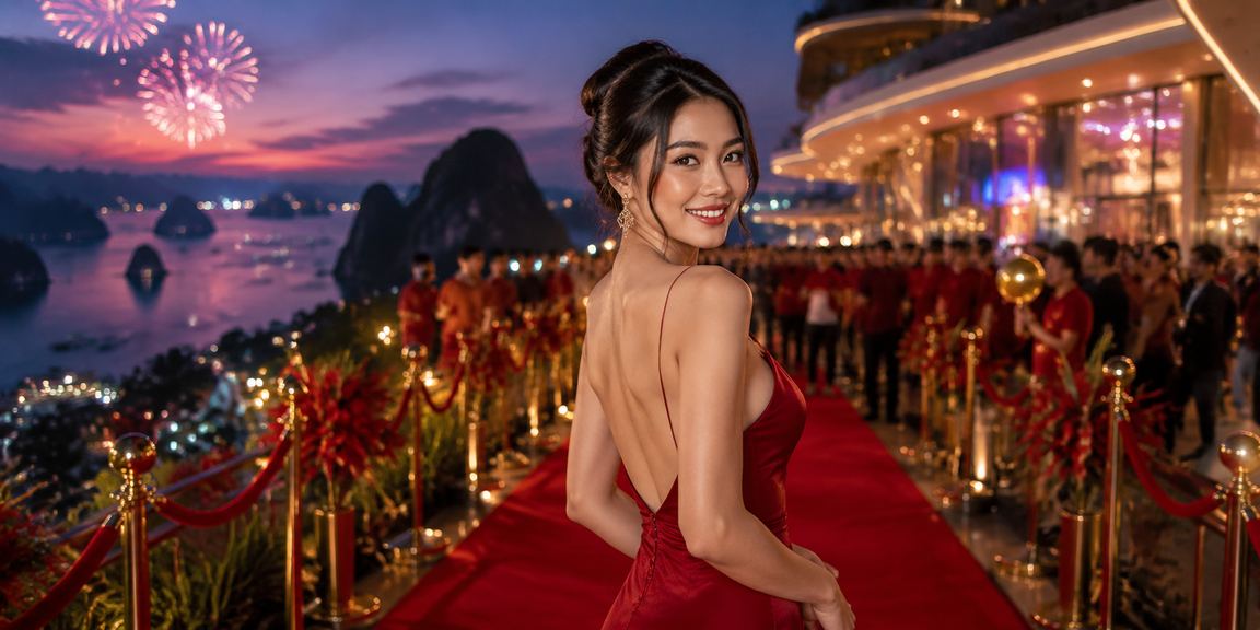 Không khí lễ hội Tết tại Vịnh Hạ Long với trò chơi xổ số truyền thống