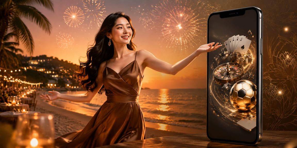Người dùng Phú Quốc thư giãn với cà phê và điện thoại, theo dõi mẹo cá cược